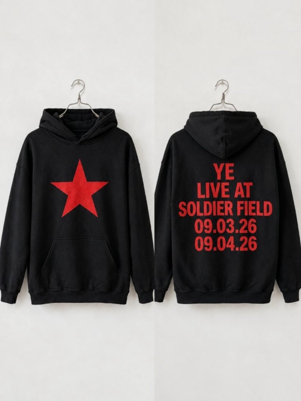 Kanye West YE Live at Soldier Field Chicago 2026 Hoodie, Gift For Music Lover